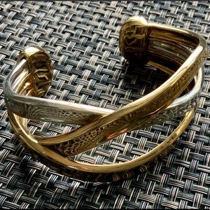 Robert Lee Morris Studio Sterling Brass Cuff